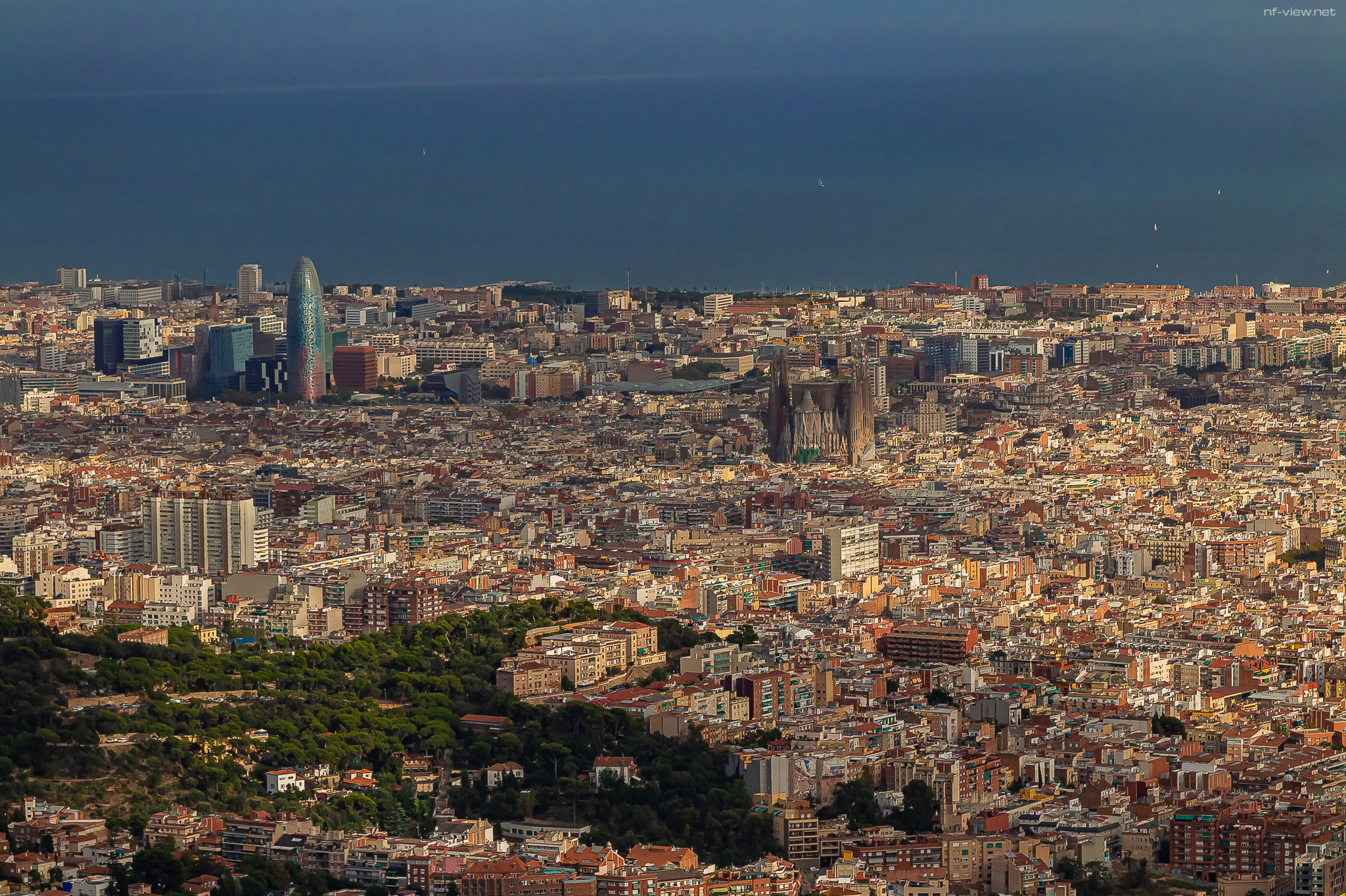 Barcelona von oben
