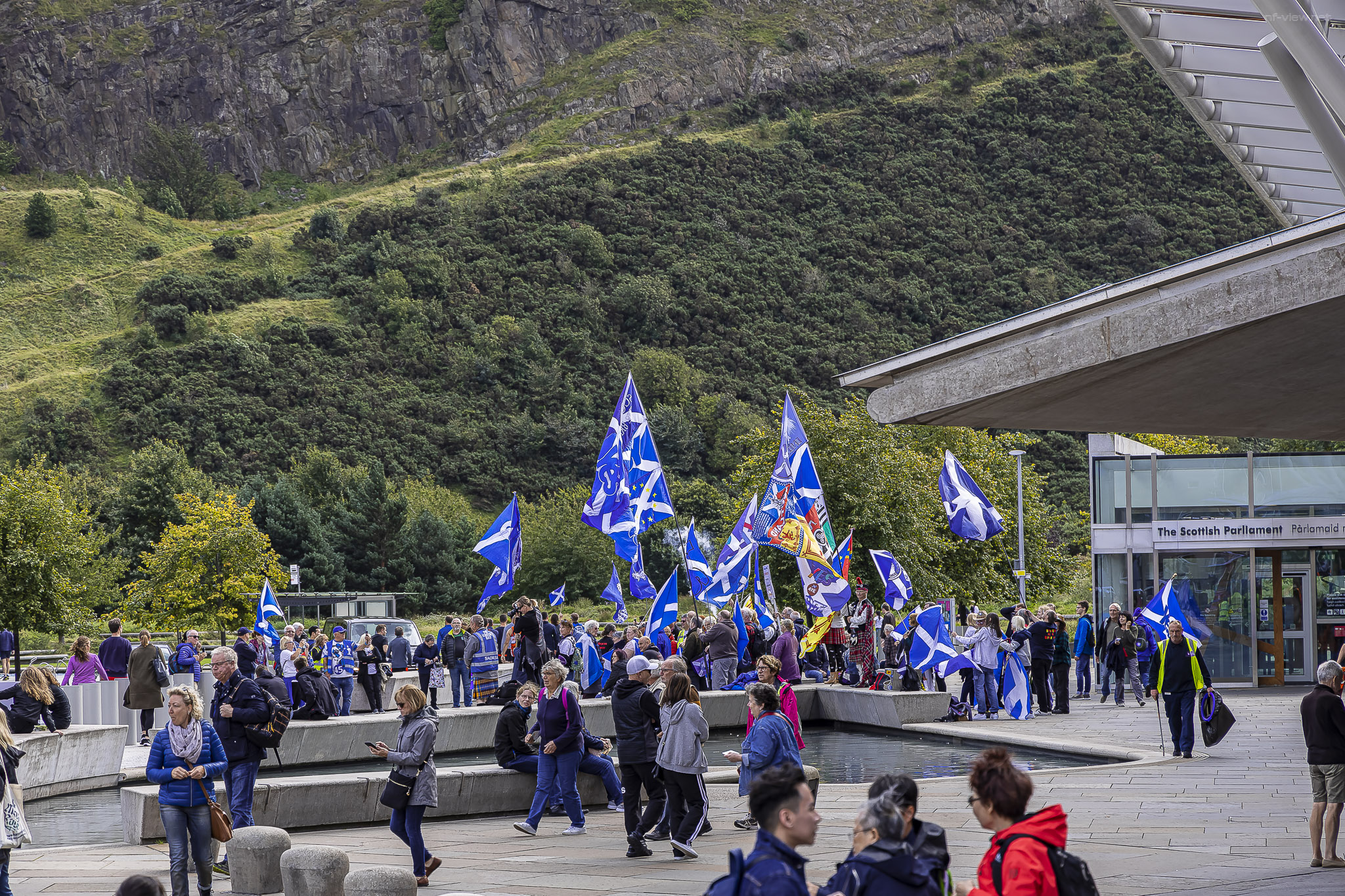 The Scottish Parliament in Edinburgh