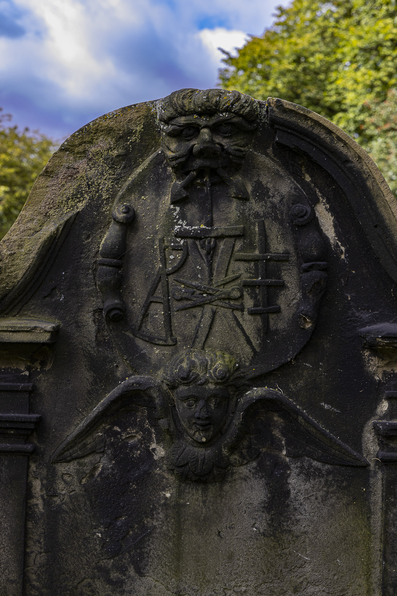 Burial ground in Leith - der Zahn der Zeit, er nagt