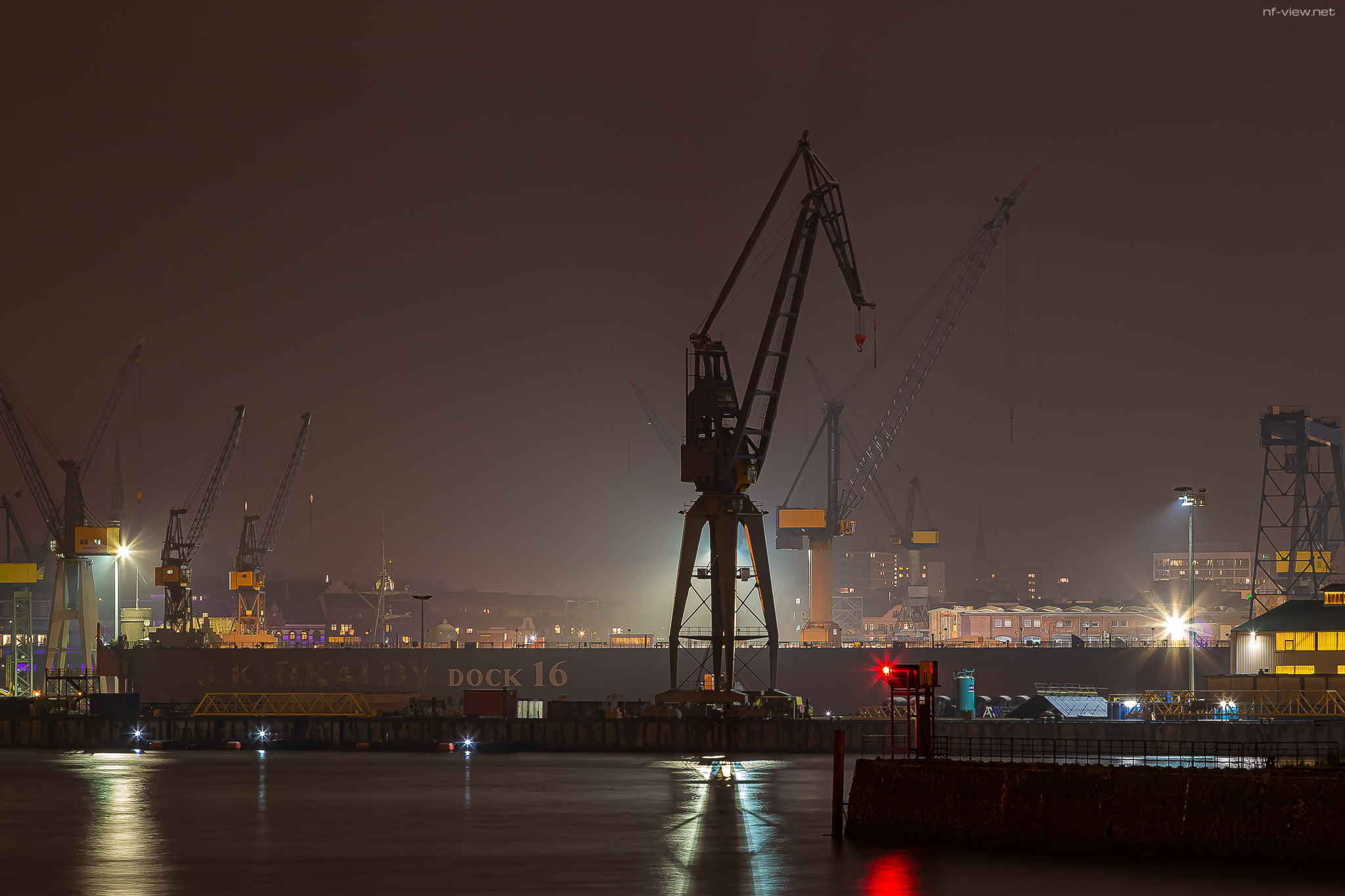 Blick vom Leuchtturm Ellerholzhafen