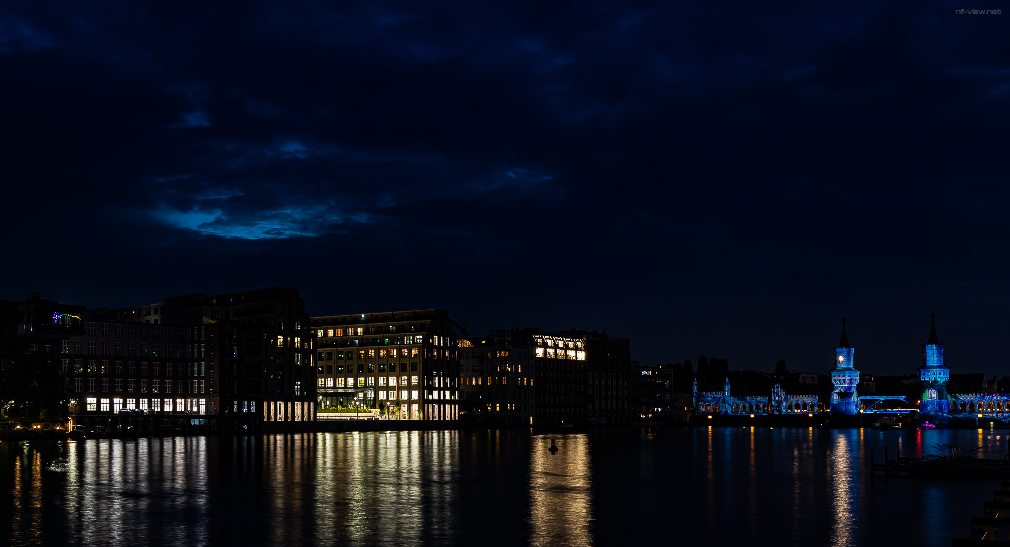 Festival of lights - Oberbaumbrücke 1