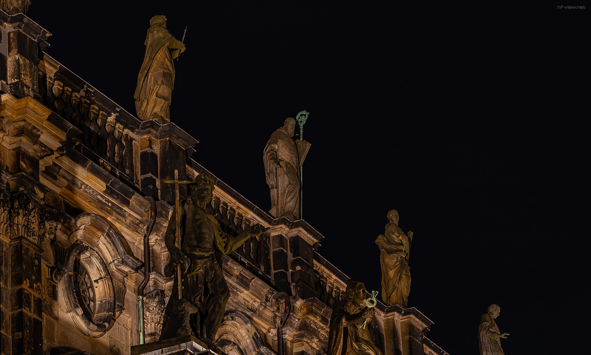Statuen an der Dresdener Hofkirche 1