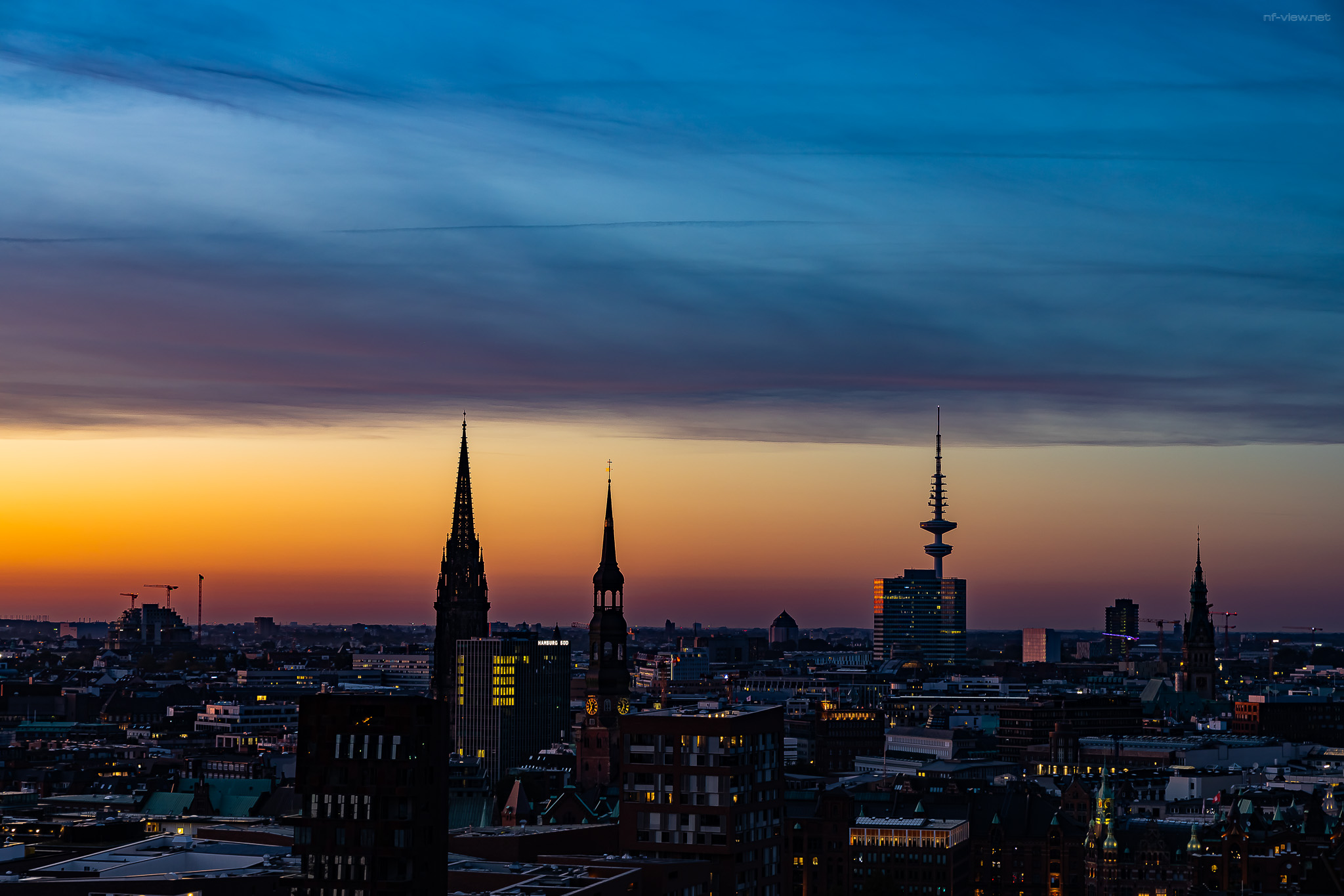 Skyline von Hamburg