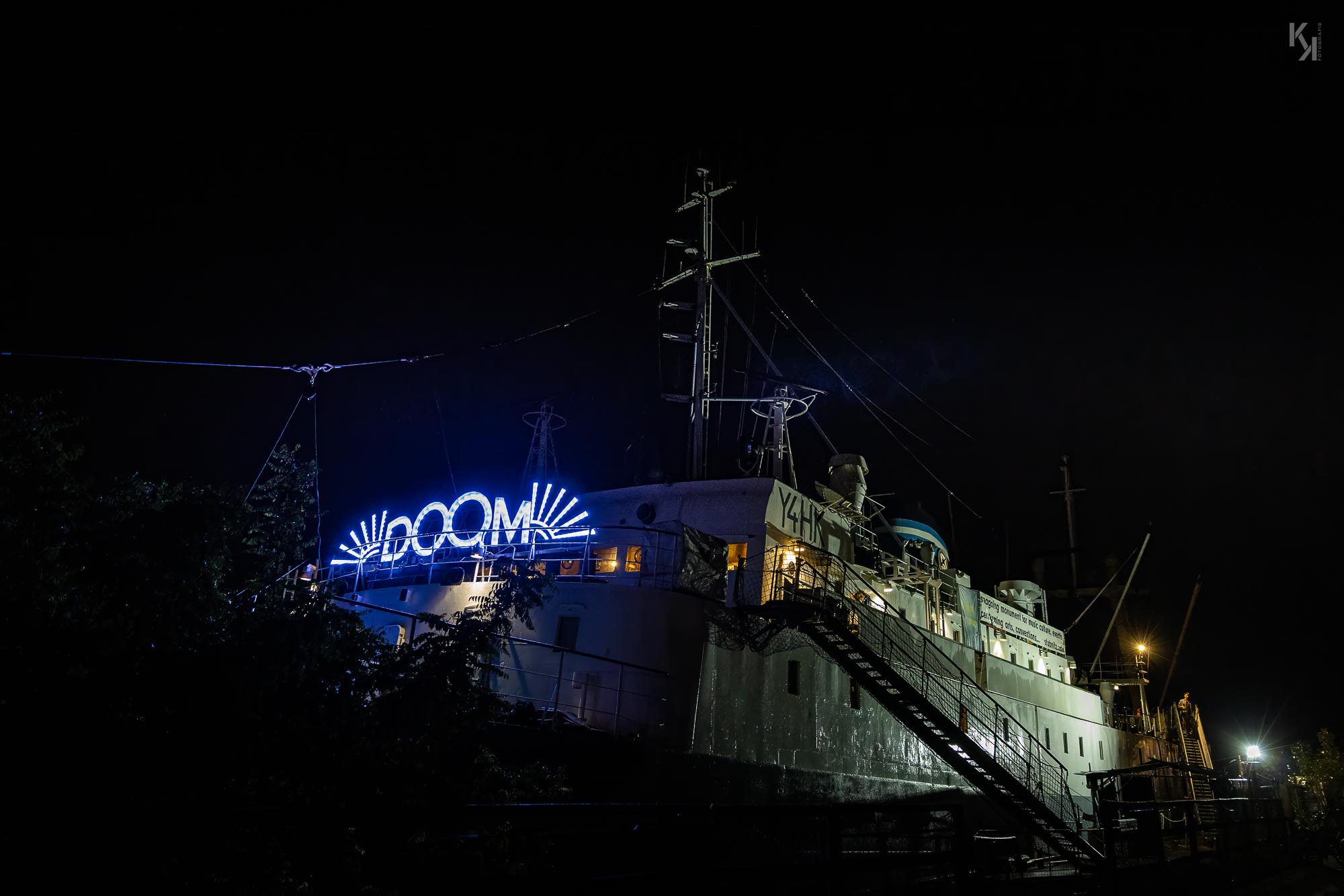 MS Stubnitz im Zeichen vom DoomShip