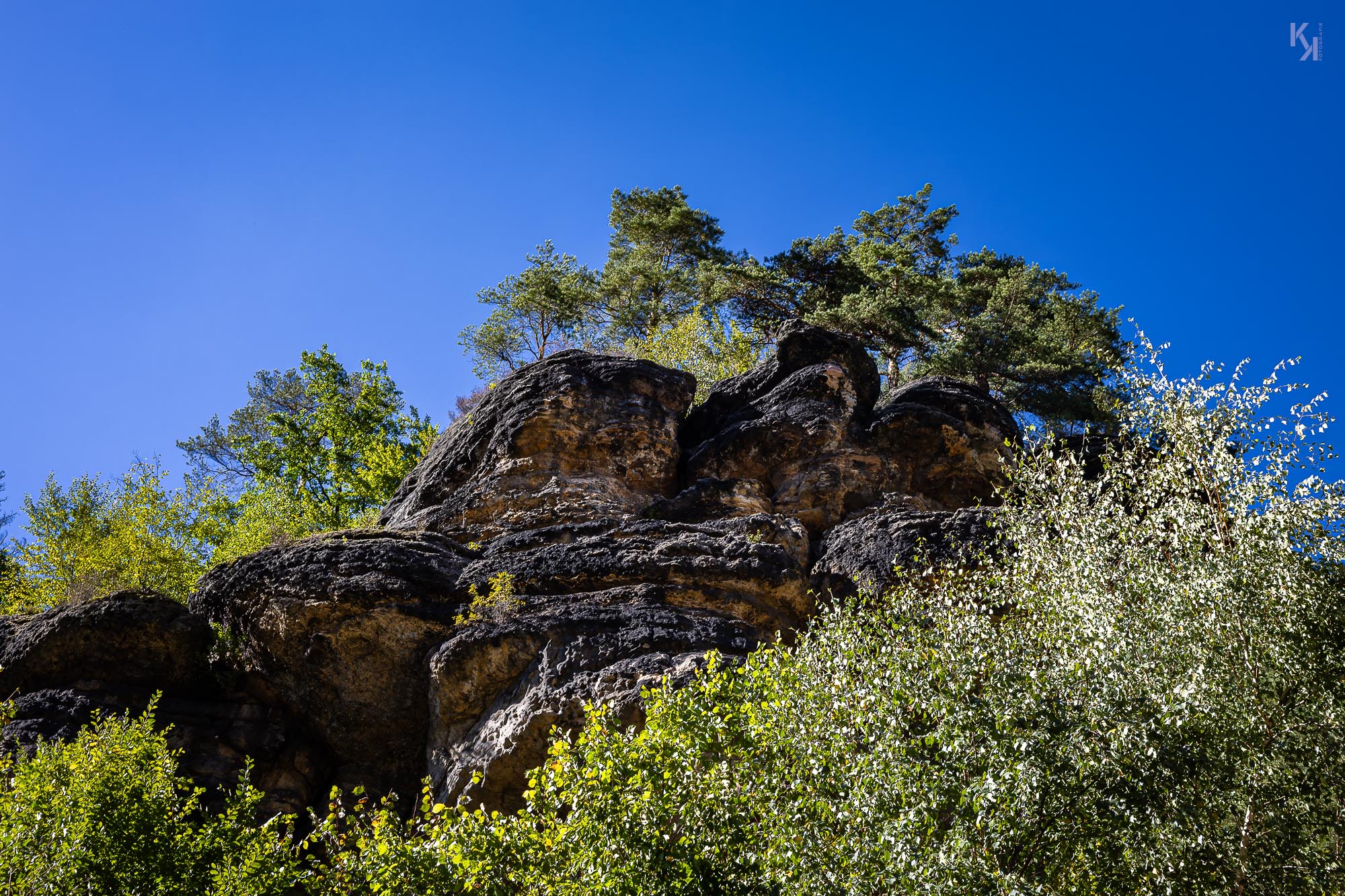 typische Gesteinsformation
