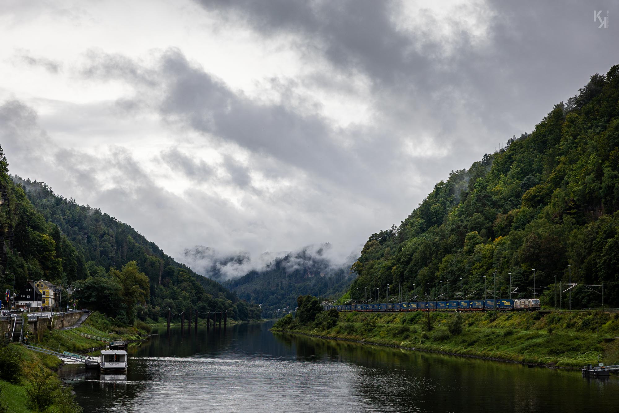 die Elbe in Hřensko