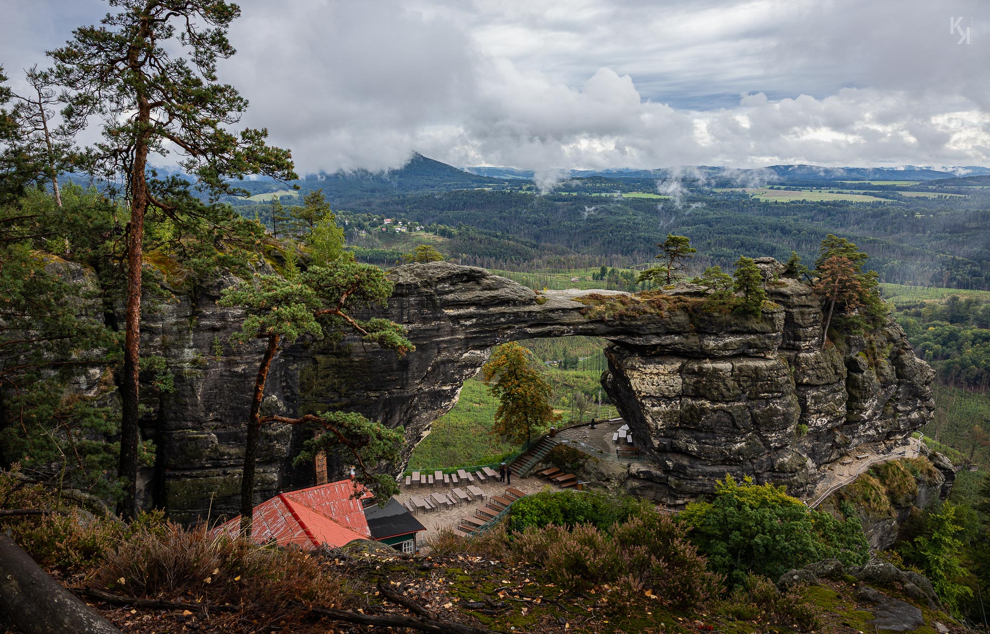 Das Prebischtor von oben