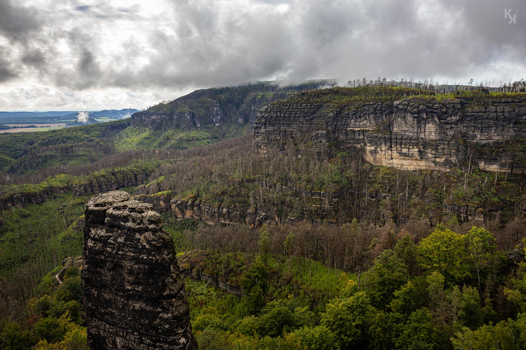 Auch hier hat der große Brand von 2022 seine Spuren hinterlassen