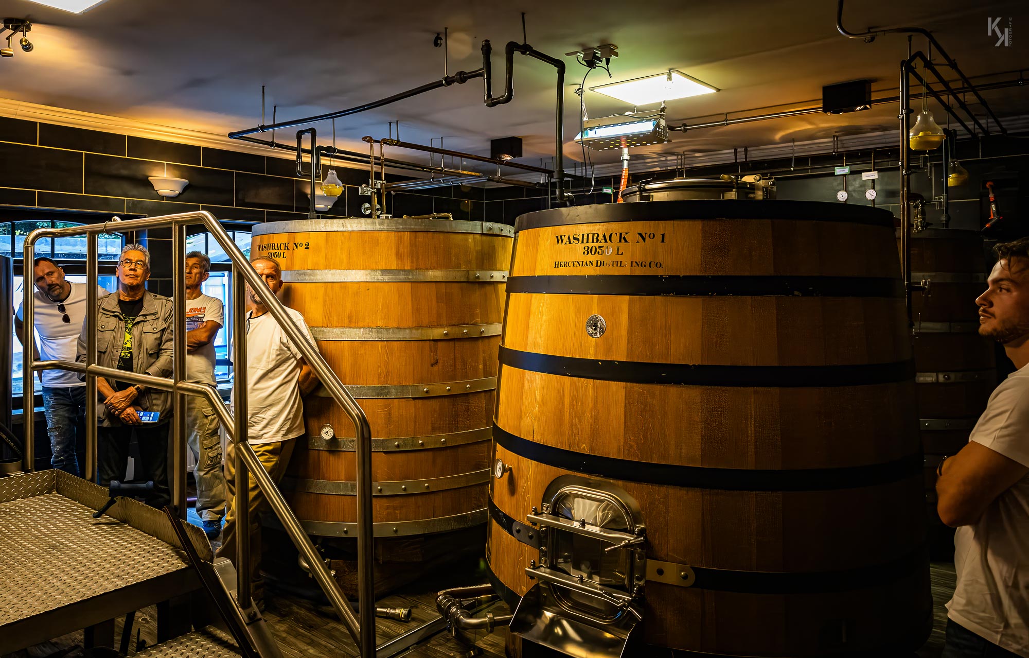 Die Washbacks der Brennerei