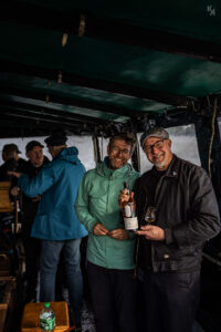 Michael und Stefan mit dem Lagavulin